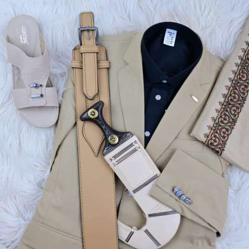 Brown and white sneaker